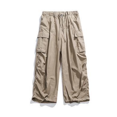 Retro Ankle-tied Cargo Pants