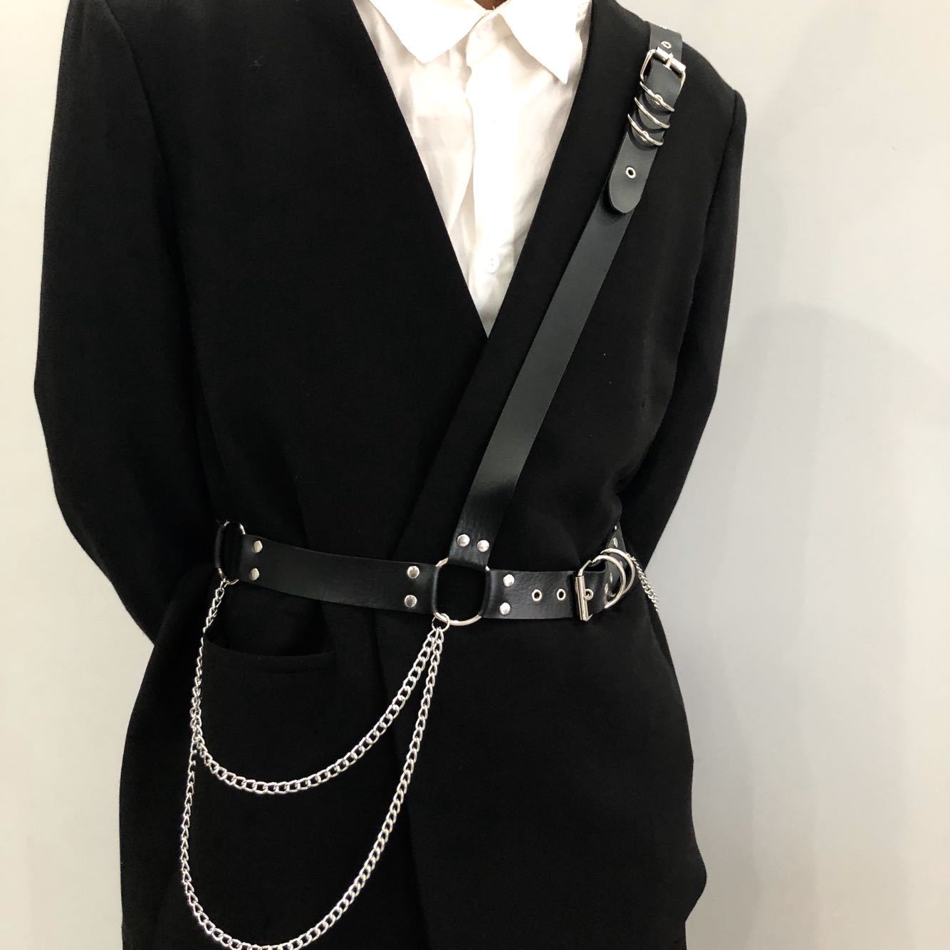 Chain Belt Single Shoulder Girdle Strap