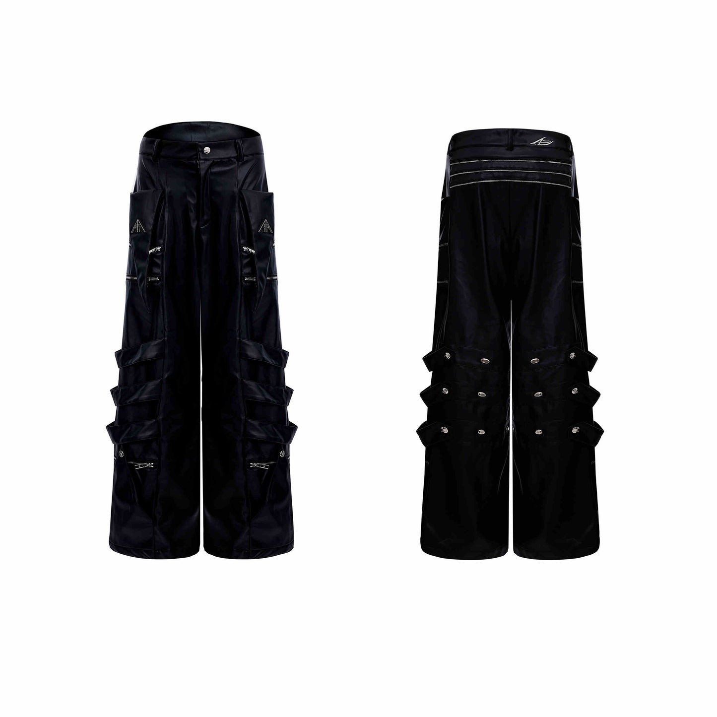 Metal Sense Baggy Straight Trousers