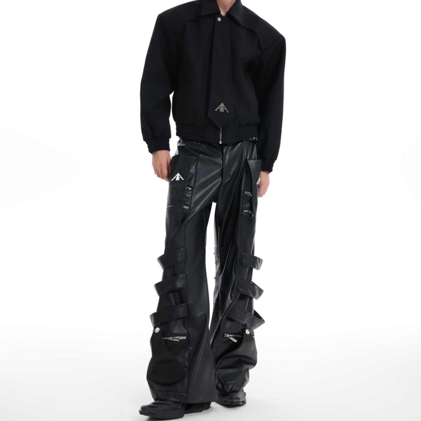 Metal Sense Baggy Straight Trousers