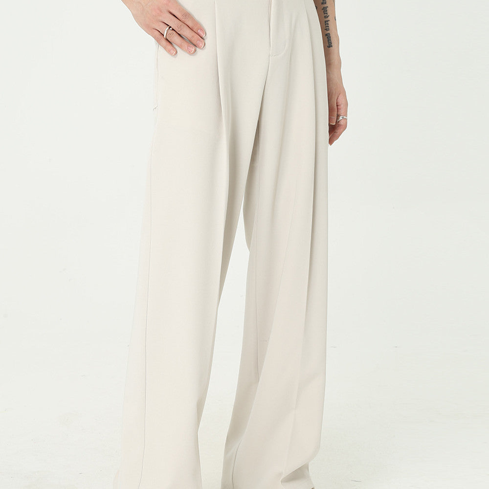 Versatile Straight Waist Trousers