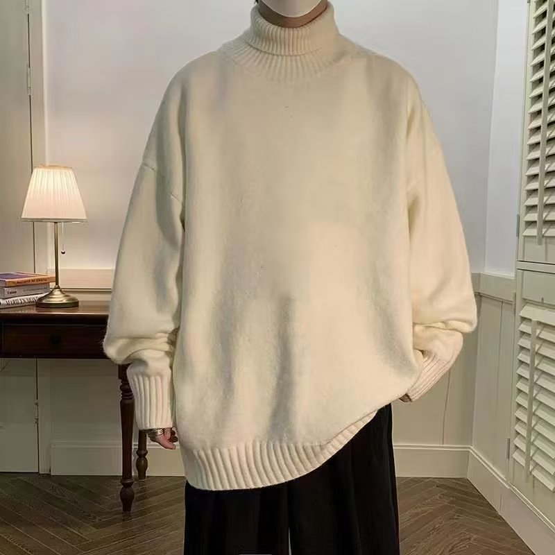 Turtleneck Autumn Winter Loose Lazy  Sweater