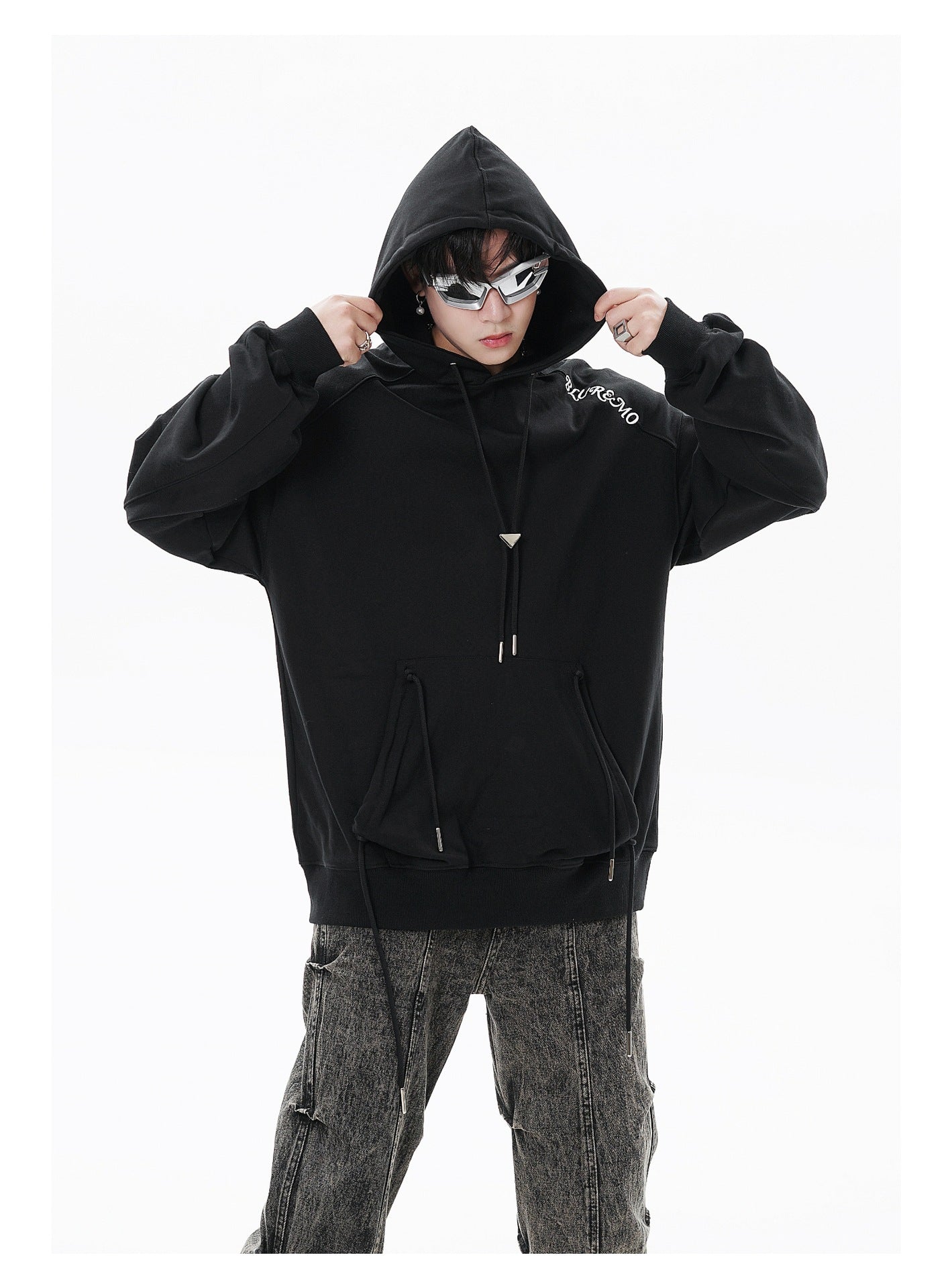 Loose Long Sleeve Hooded Sweater (Unisex)