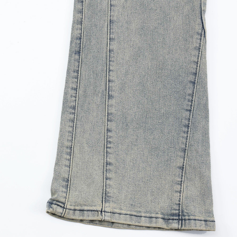 Loose Fitting Micro Flared Jeans