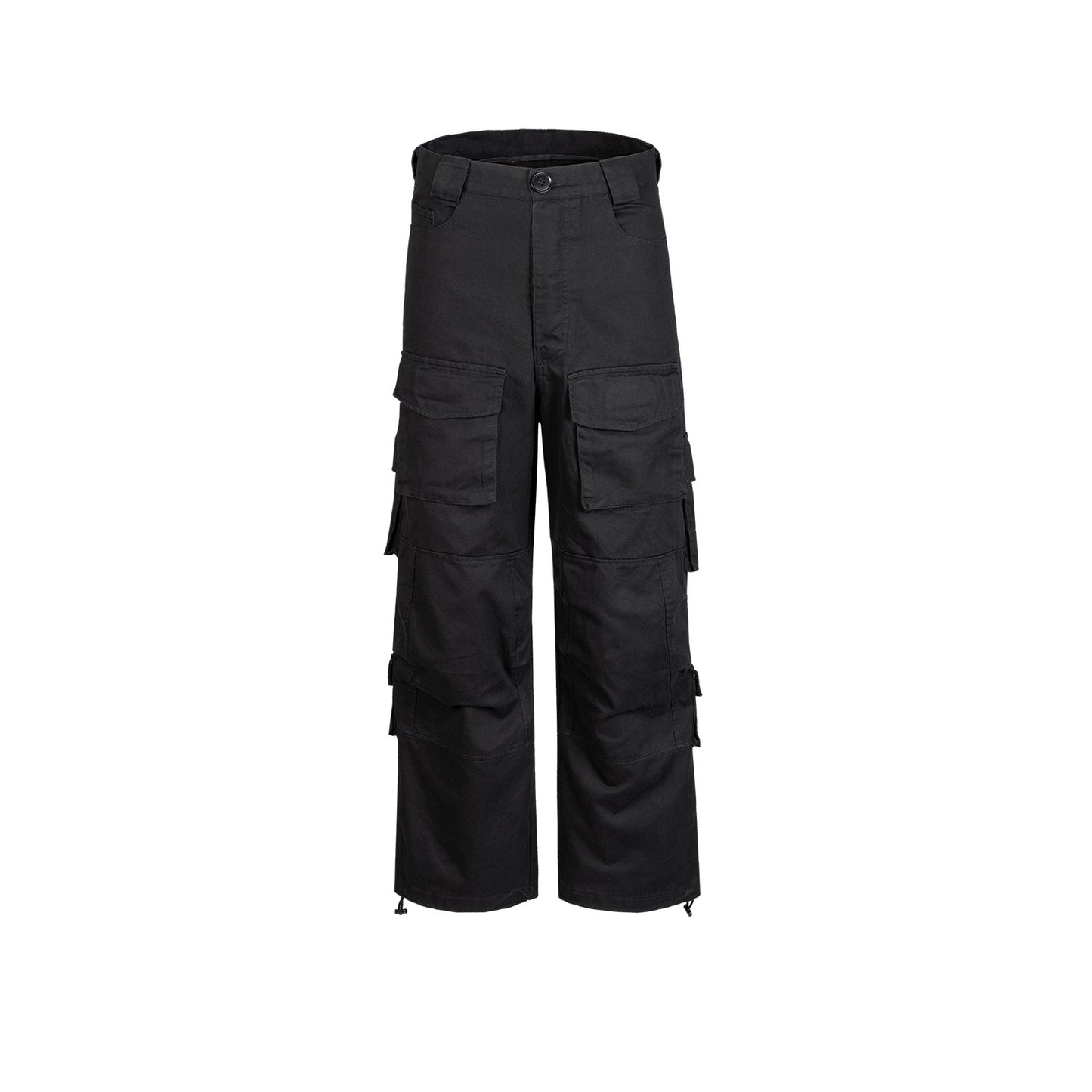 Large Pocket Wide Leg Cannonball Cargo Pants