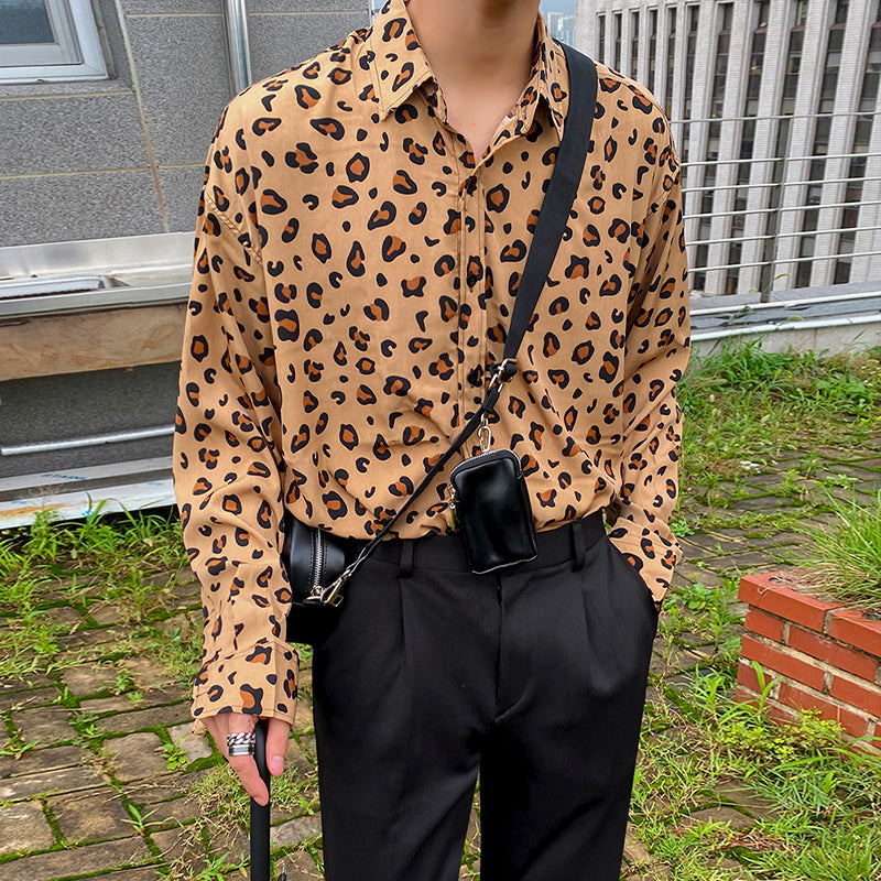 Leopard Shirt Men's