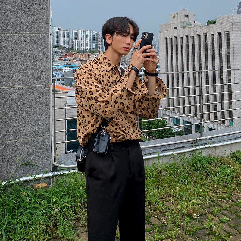 Leopard Shirt Men's