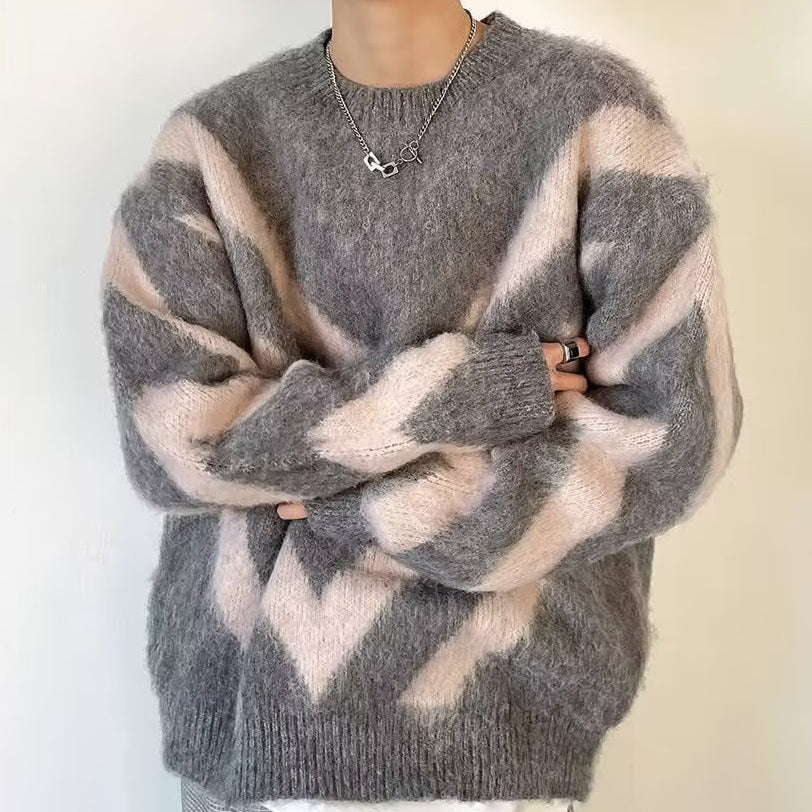 Loose And Lazy  Lamb Wool Cotton Sweater