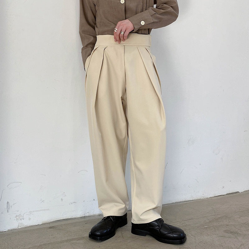 Straight Tube High Waist Harem Trousers