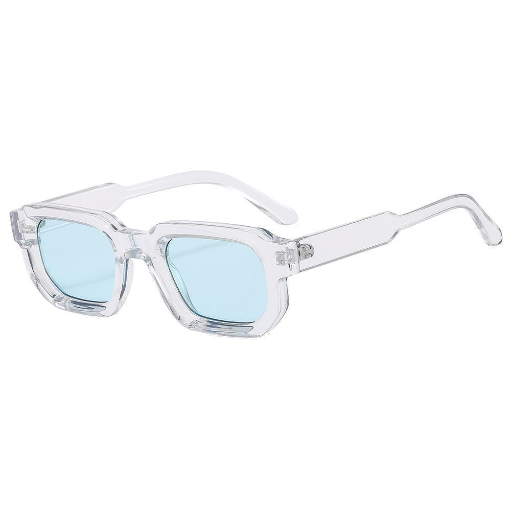 Retro Square Thick Small Frame Fashion Sunglasses