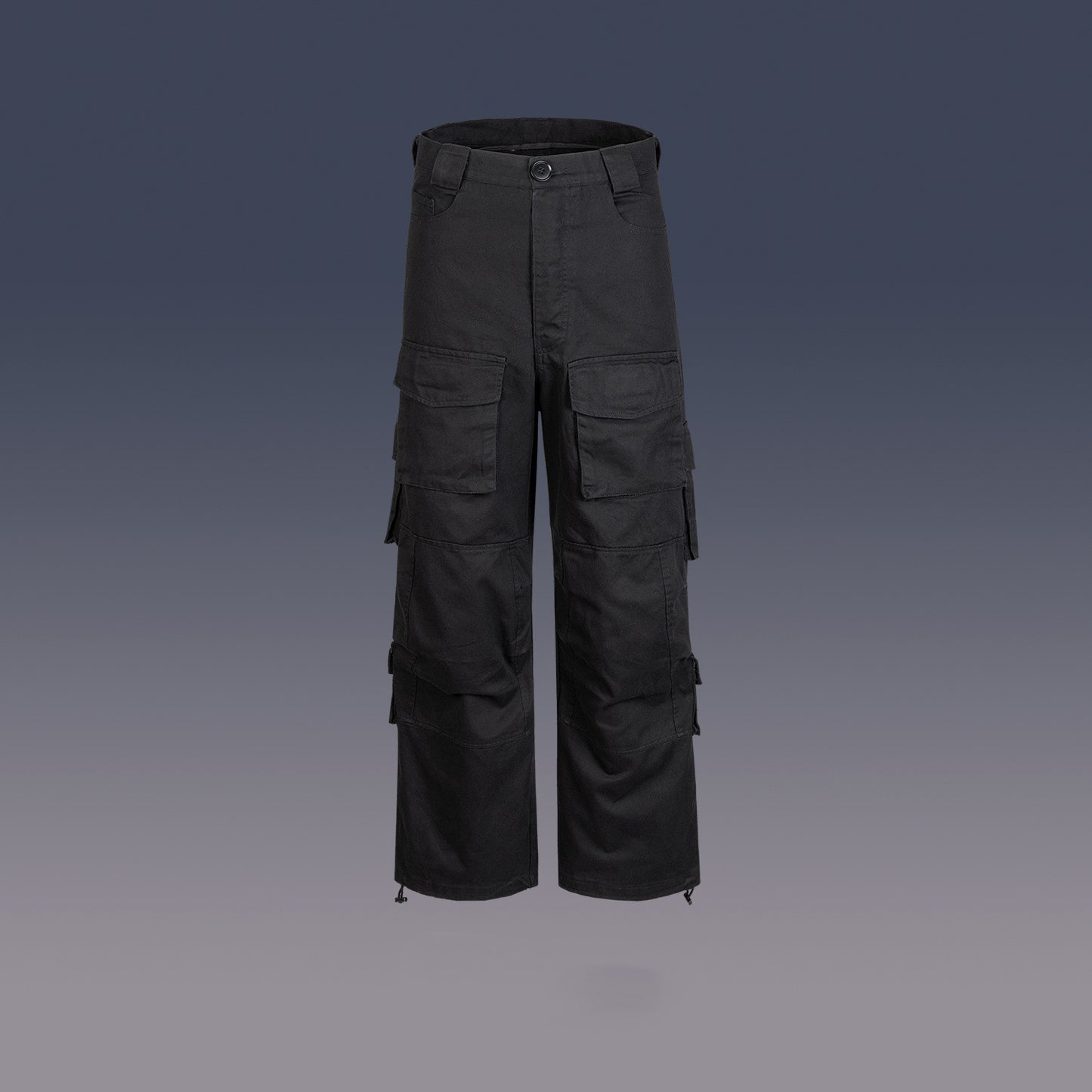 Large Pocket Wide Leg Cannonball Cargo Pants