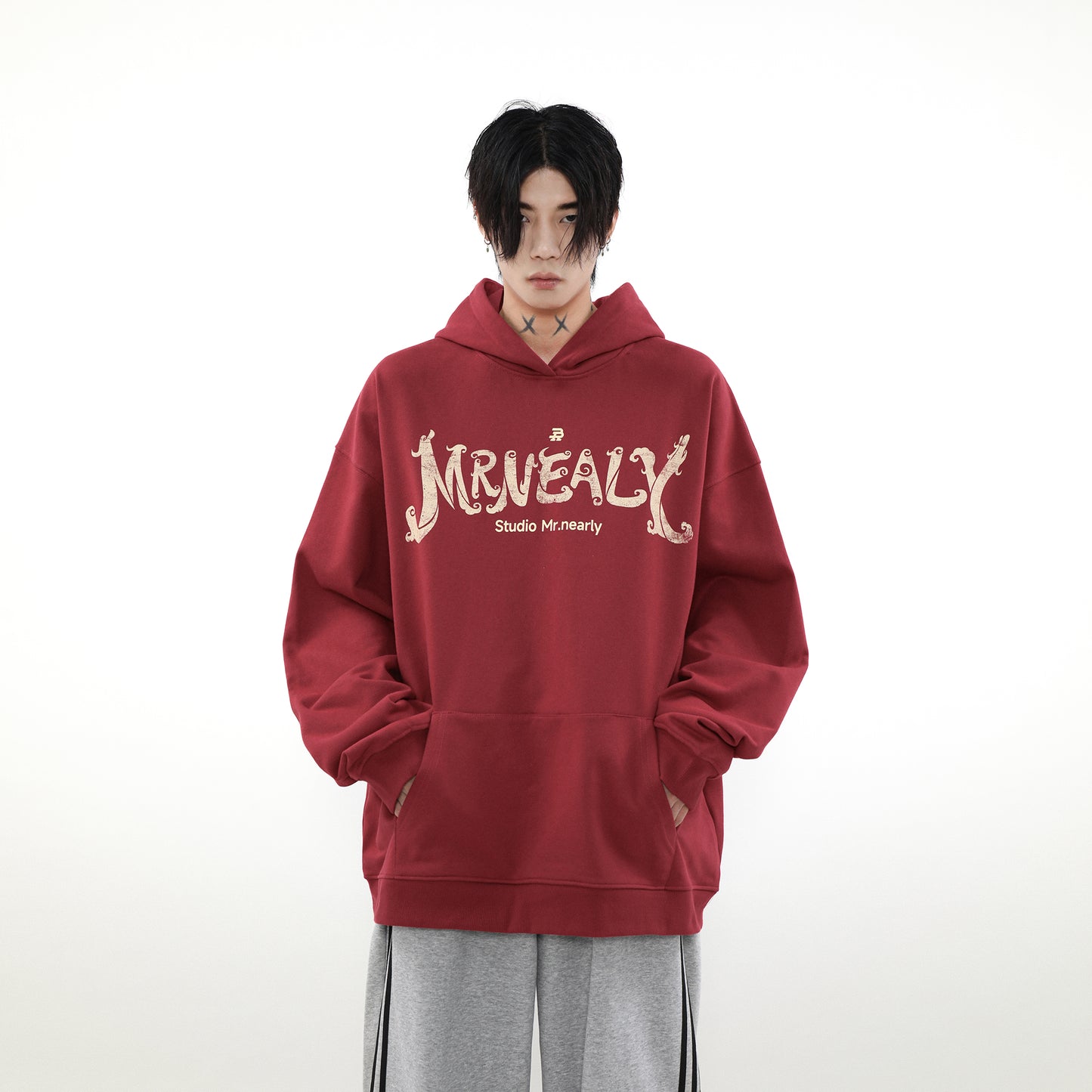 Cloud Letter Hooded Hoodies