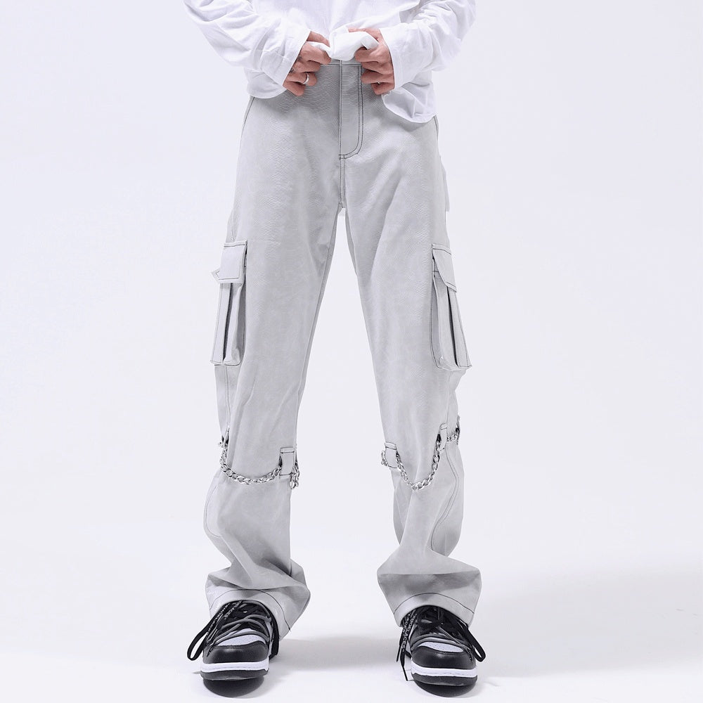 High Street Brand Loose Straight Trousers