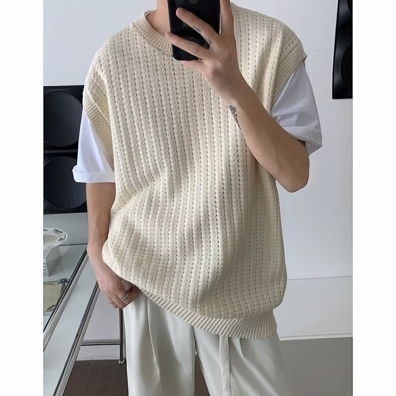 Sweater Vest Knitted Bottoming Shirt