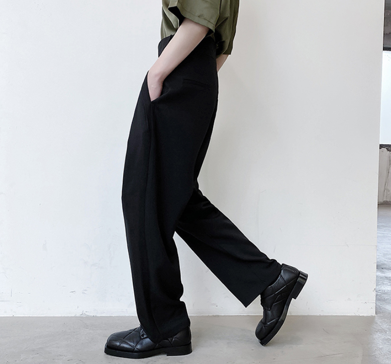 Straight Tube High Waist Harem Trousers