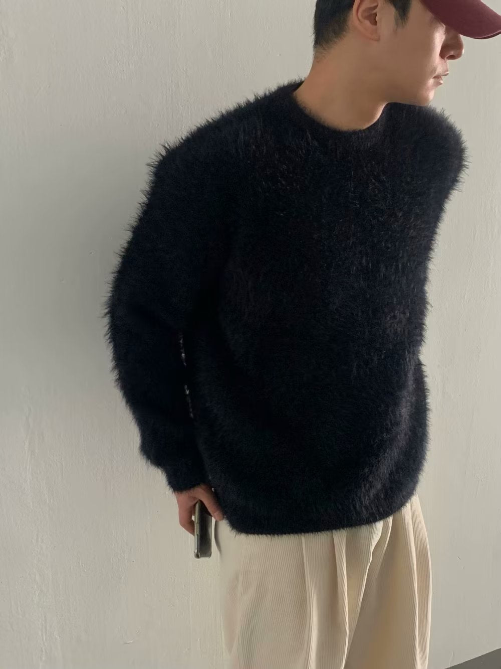 Pure Color Warm Keeping Sweater