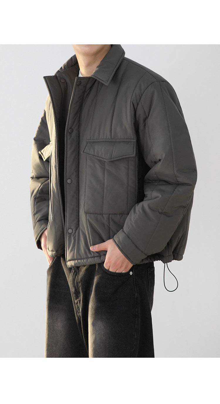 Lapel Cotton-padded Coat