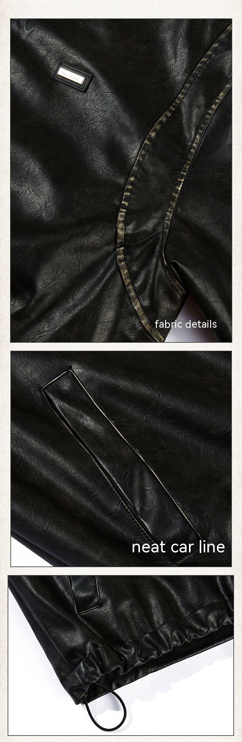 Winter Retro MenThickened Coat Leather Jacket (Unisex)