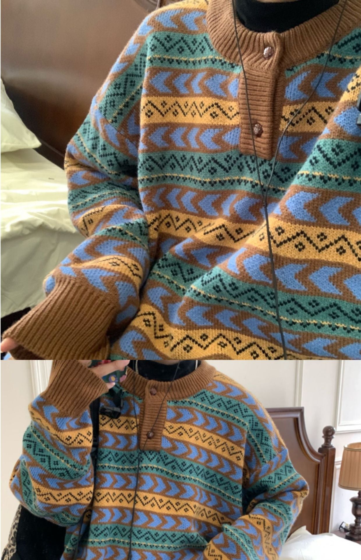 Retro Sweater browny