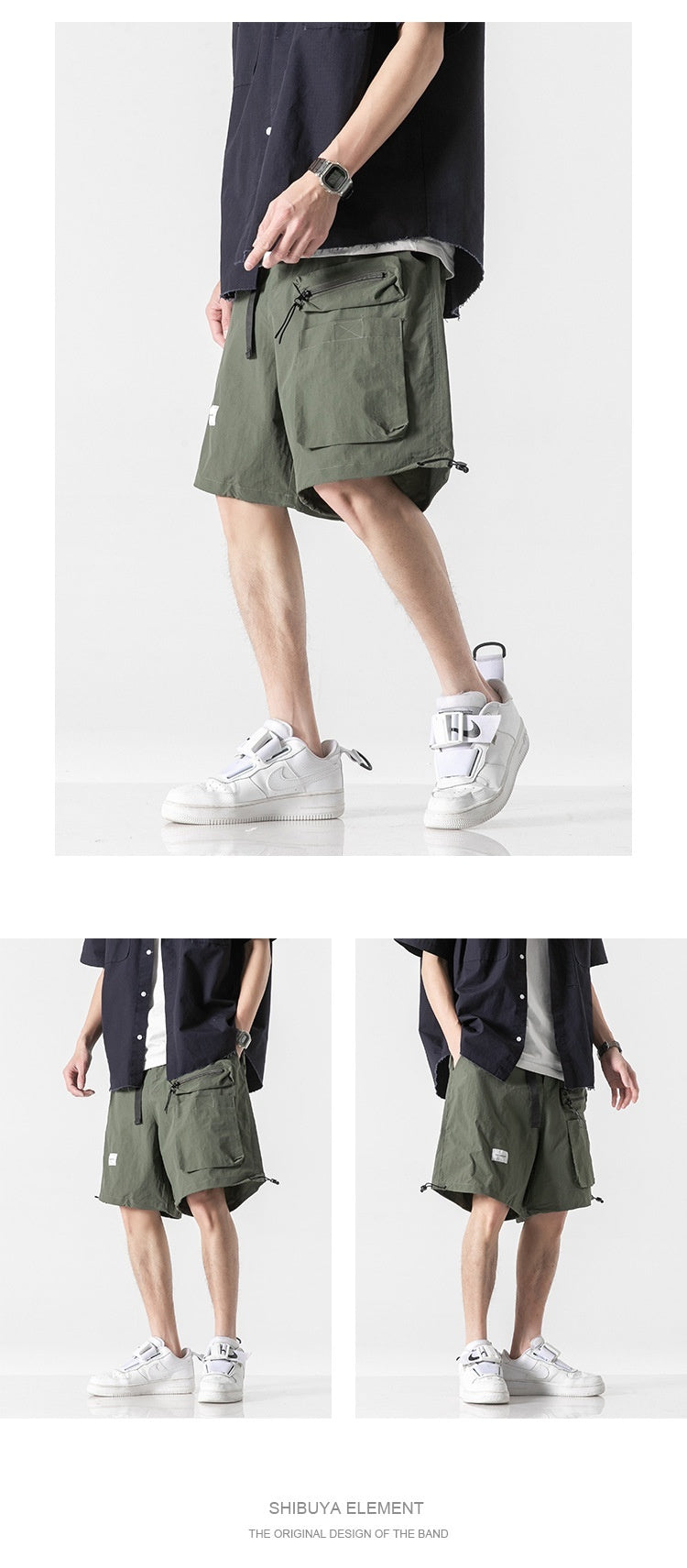 Summer Workwear With Pocket Shorts