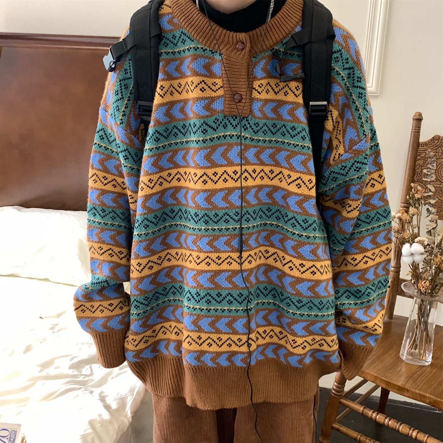 Retro Sweater browny