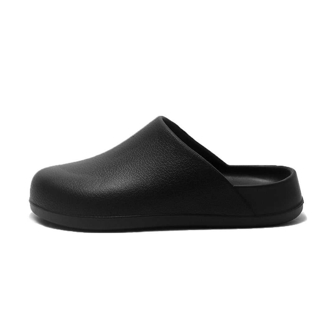 Solid Color EVA Outer Wear Closed-toe Slippers