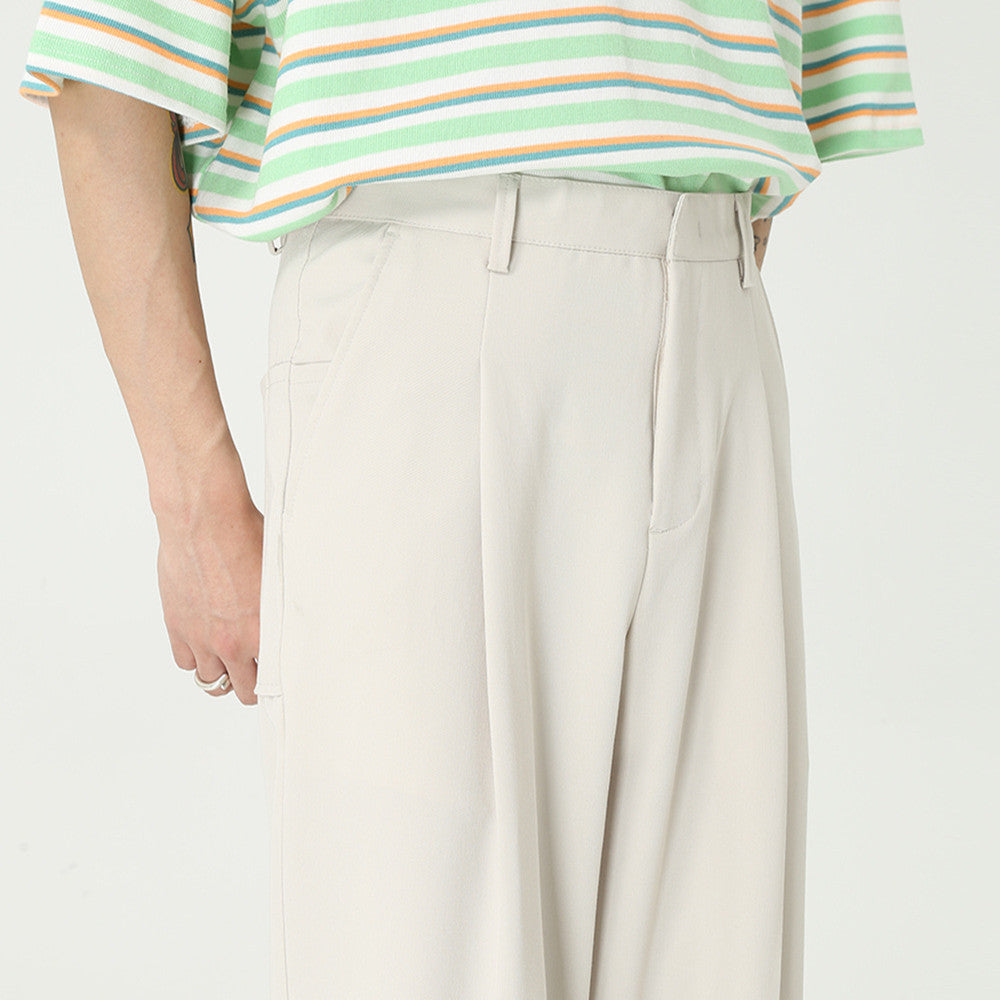 Versatile Straight Waist Trousers