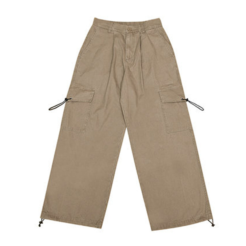 Autumn Retro Wide Leg Workwear Pants