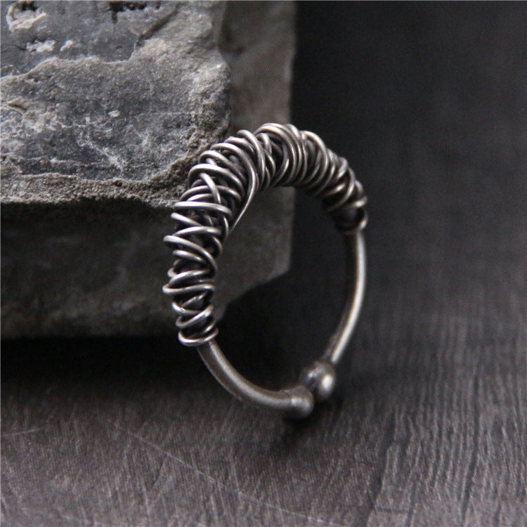 Handmade Sterling Silver Braided Ring