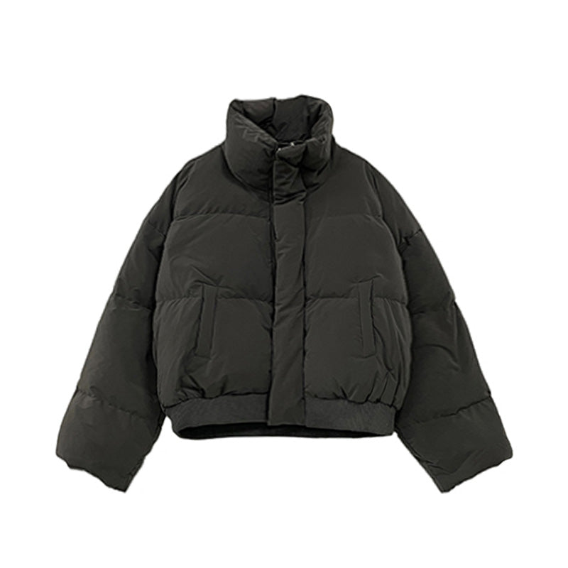 Thickening Stand Collar Short Down Jacket