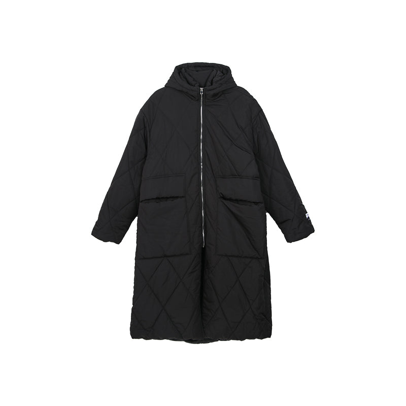 Splicing Layered  Medium-length Dawn Coats