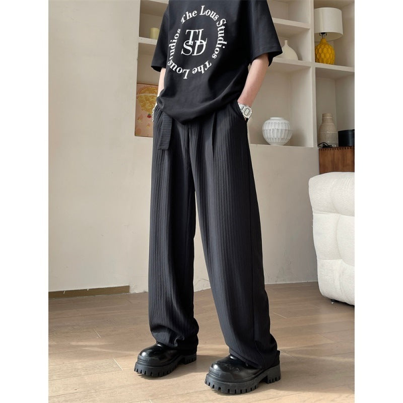 Ice Silk Cool Casual Suit Pants