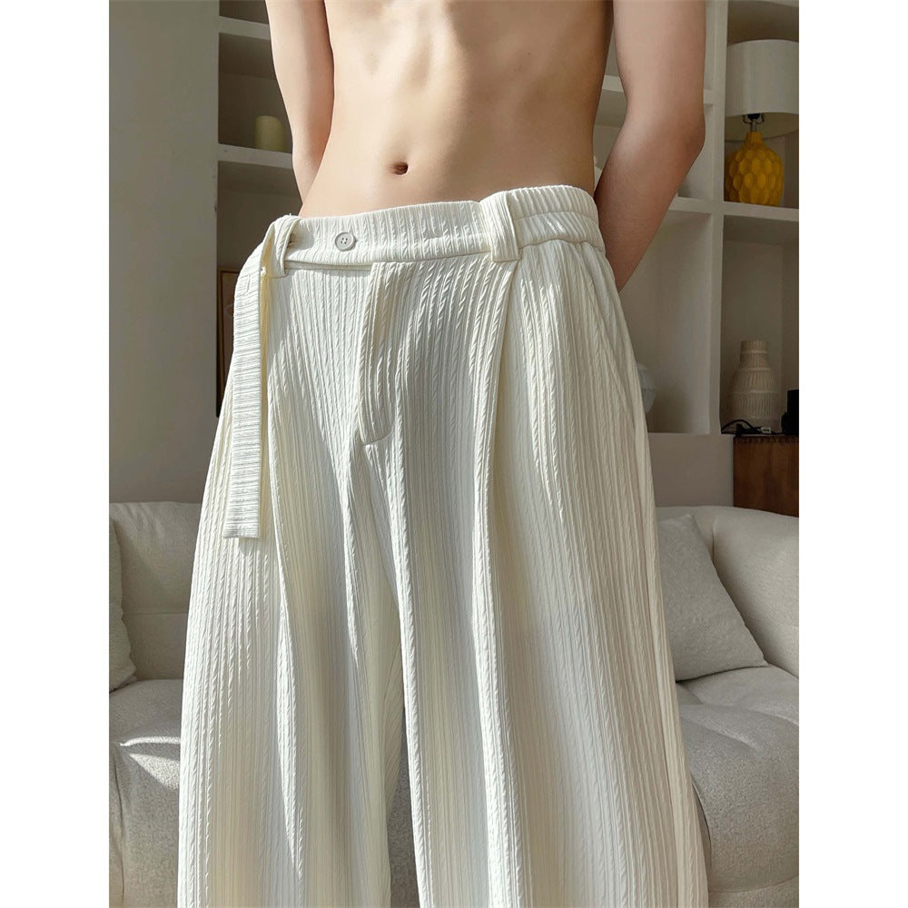 Ice Silk Cool Casual Suit Pants