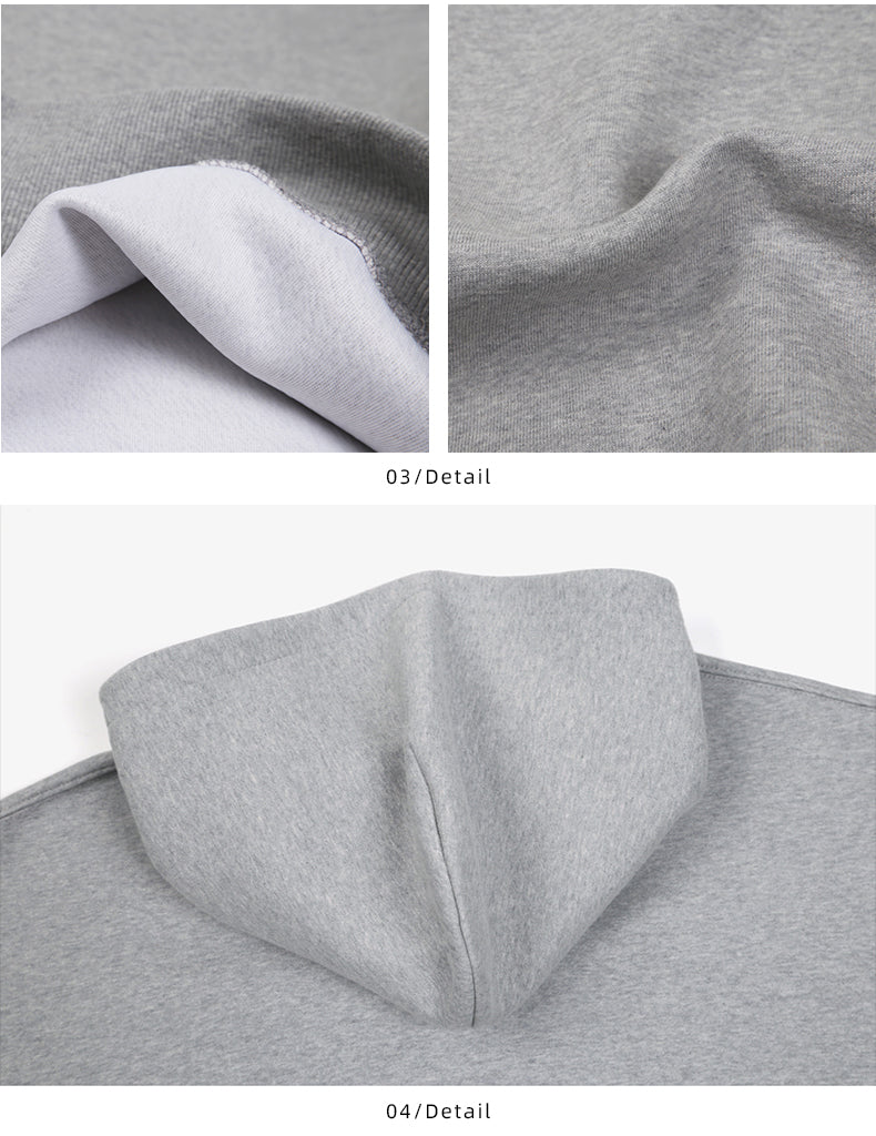 Autumn Grey Sweater Hood