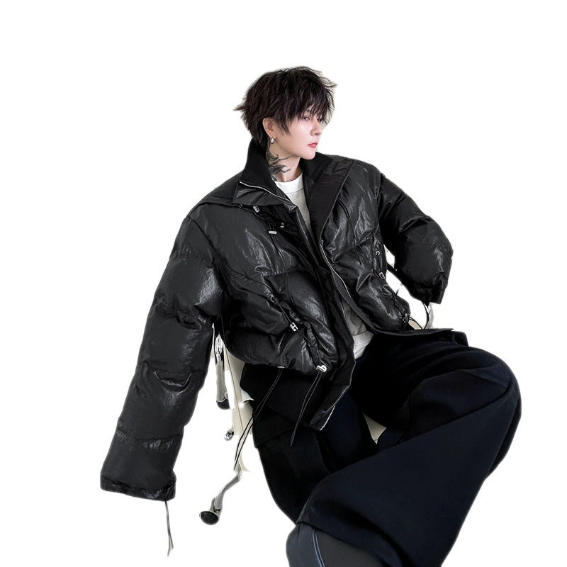 Stand-up Collar Buckle Loose Dawn Jacket