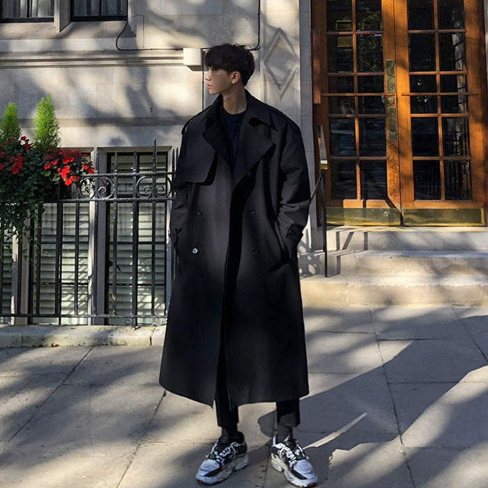 Windbreaker Autumn Winter long coat