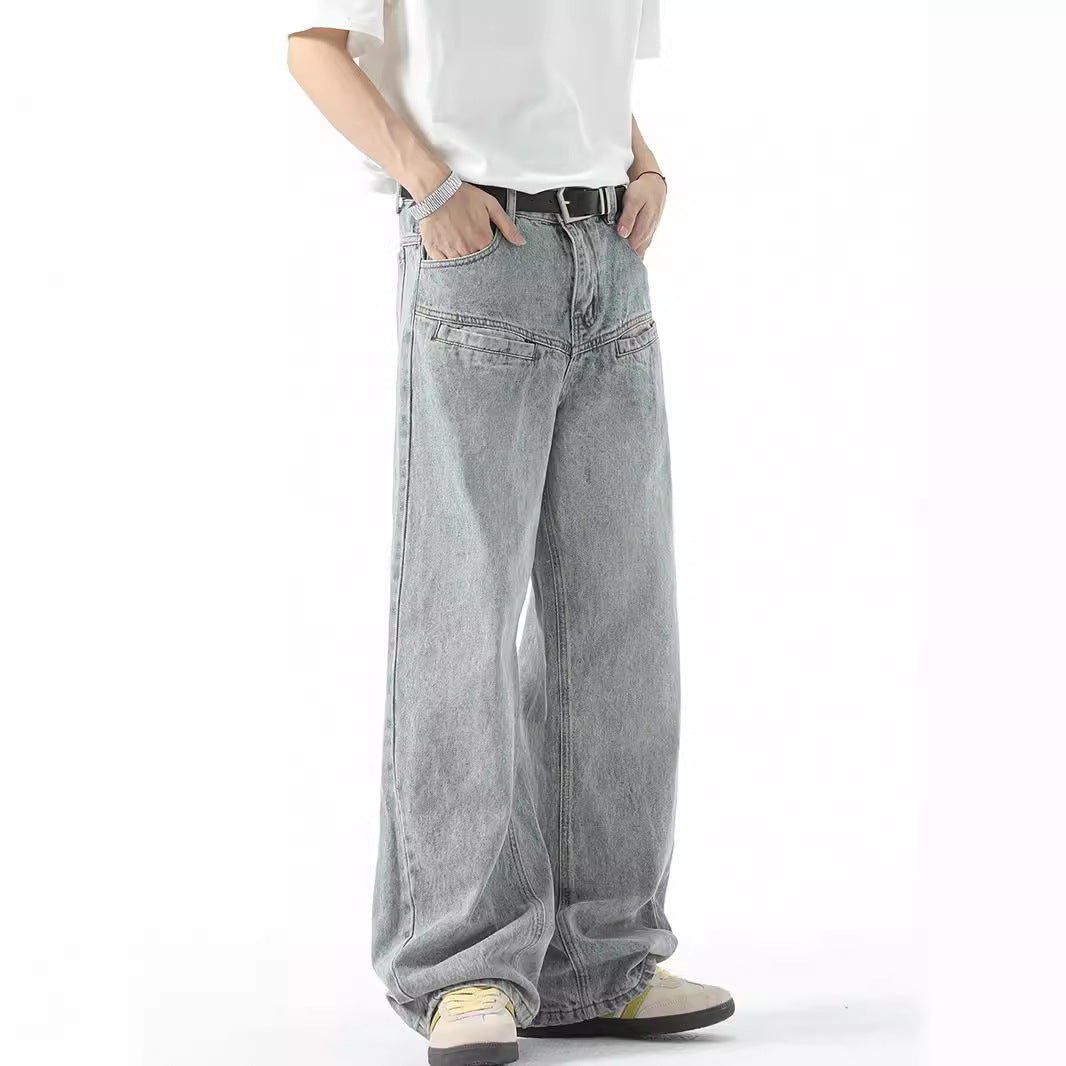 Thin Loose Straight Wide Leg Casual Jeans