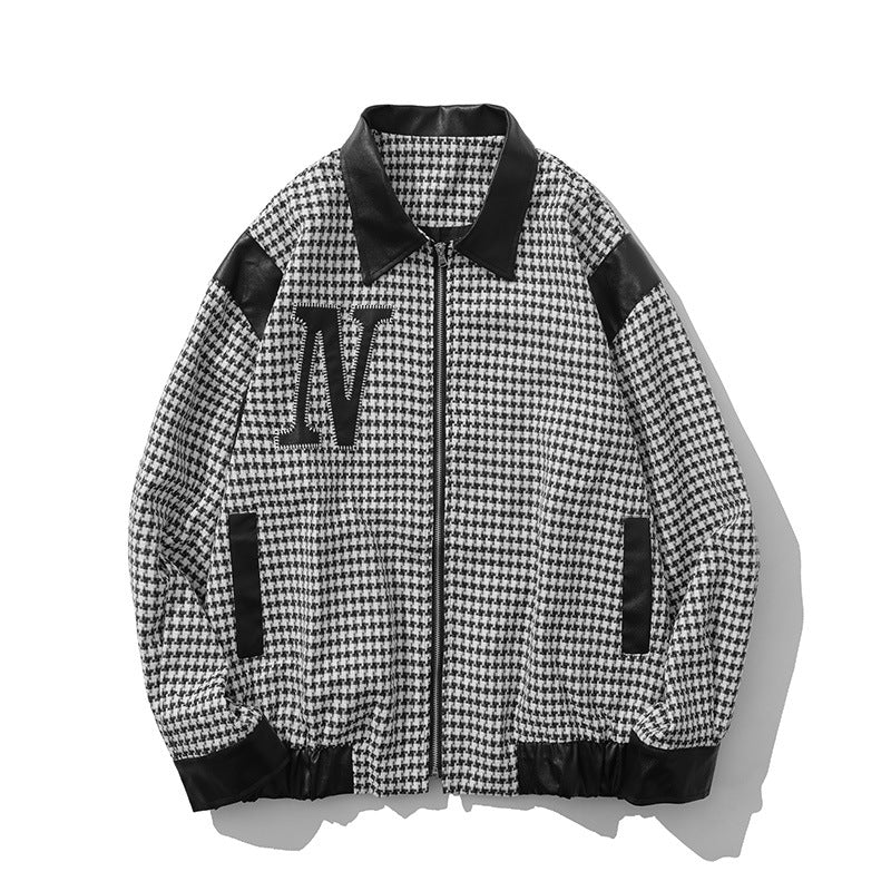 Contrast Patchwork Casual Jacket