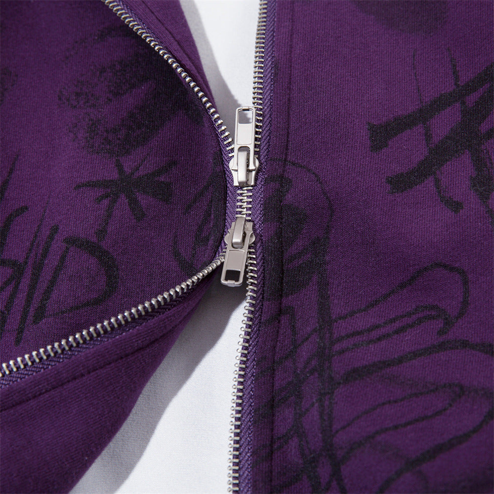 Hoodie Covered With Graffiti