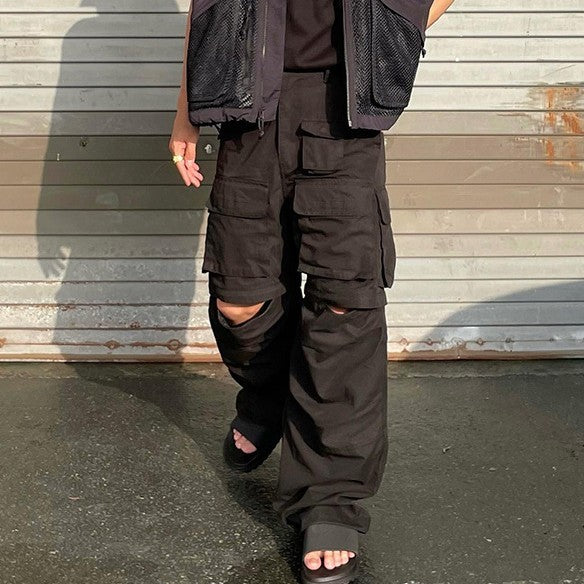 Detachable Functional Tactical Overalls Pants