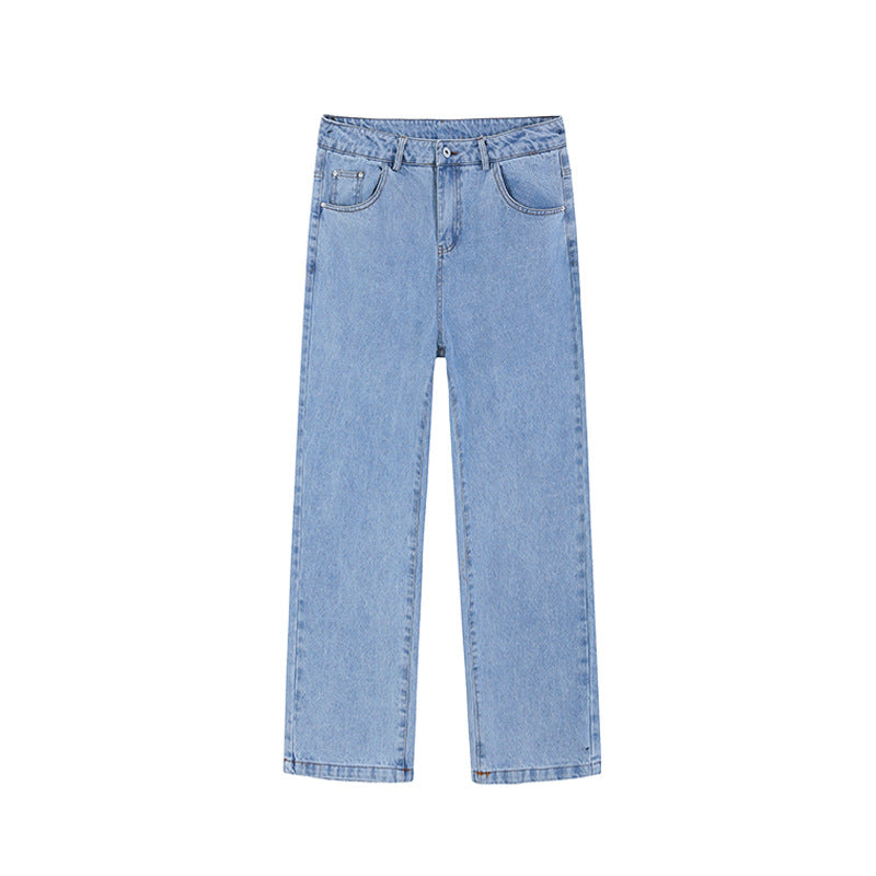 Loose Straight Retro Jeans