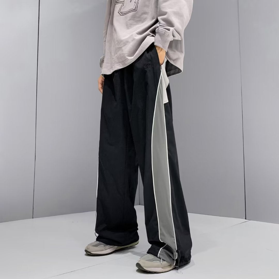 Retro Loose Straight Pants