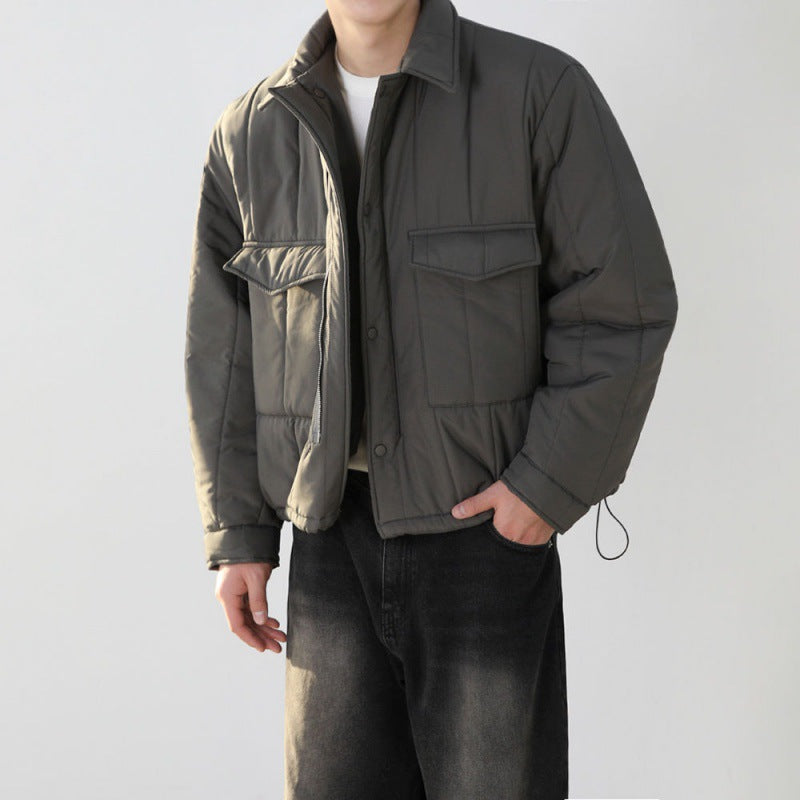 Lapel Cotton-padded Coat