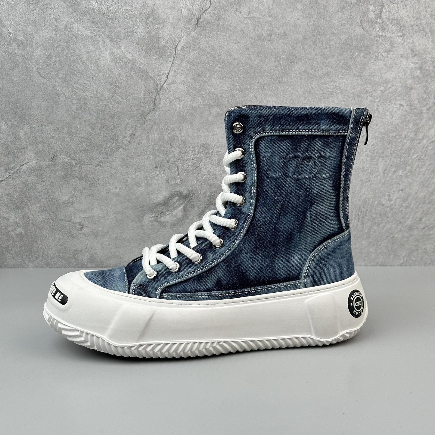 High-top Canvas Boots