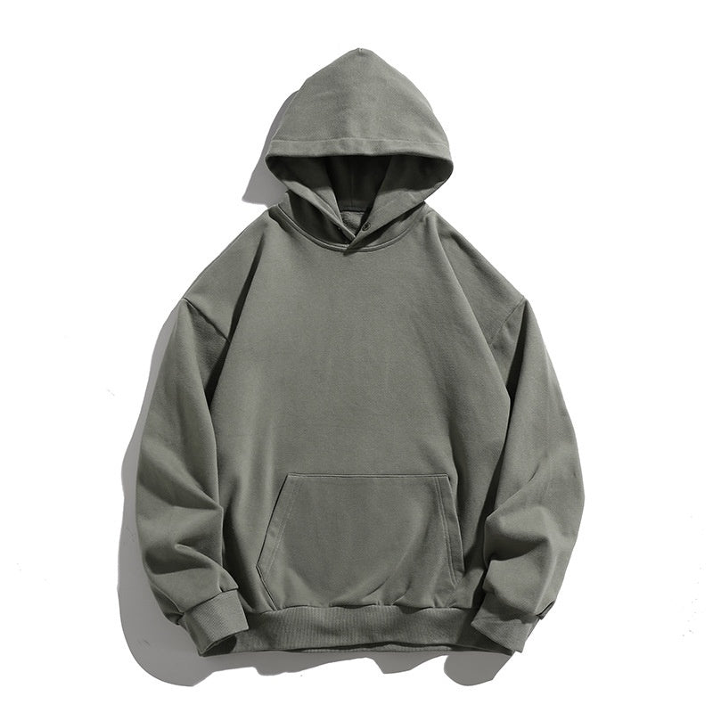 Basic Simple Loose Solid Color Hoodies