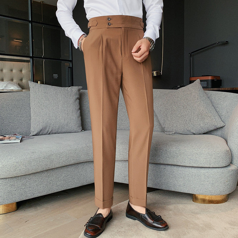 Suite Trousers New Slim Solid Straight