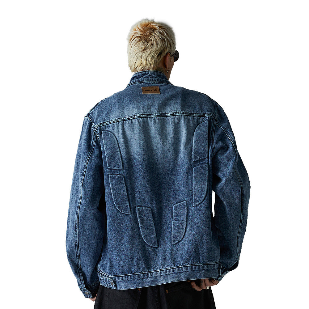 Trendy Brand Pu Shuai Denim Jacket Men's Loose