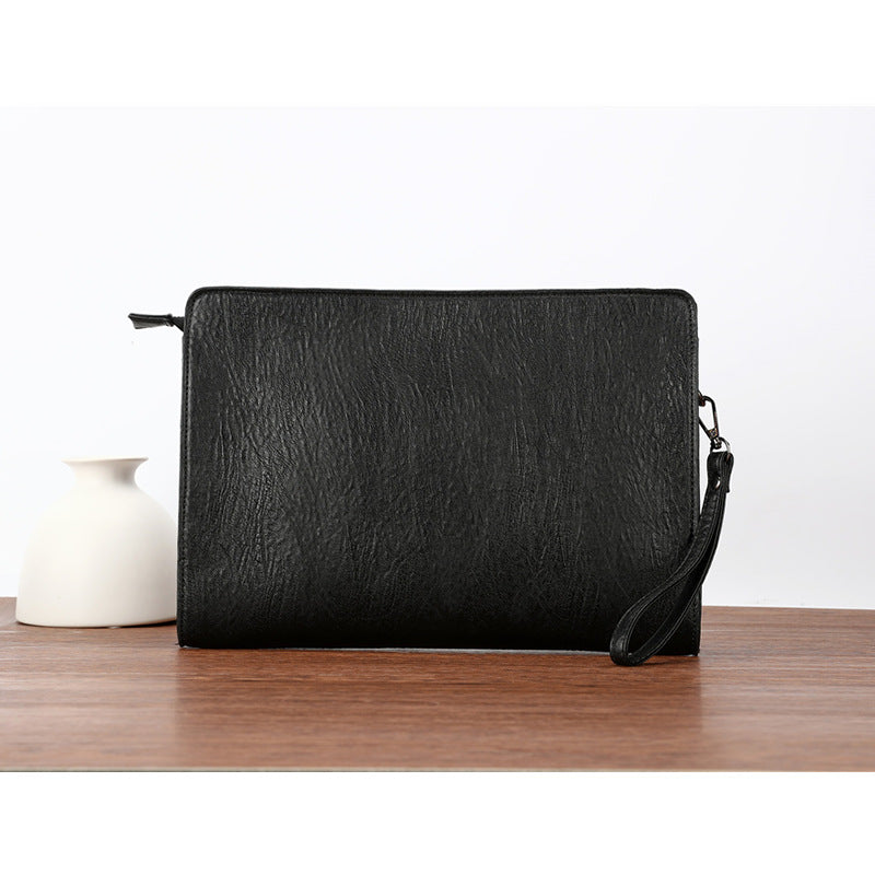 Casual Street Leather Clutch Bag