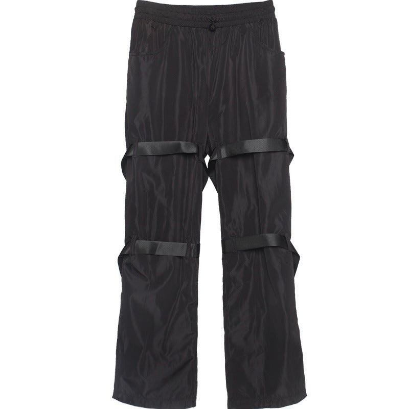 Zip split trousers