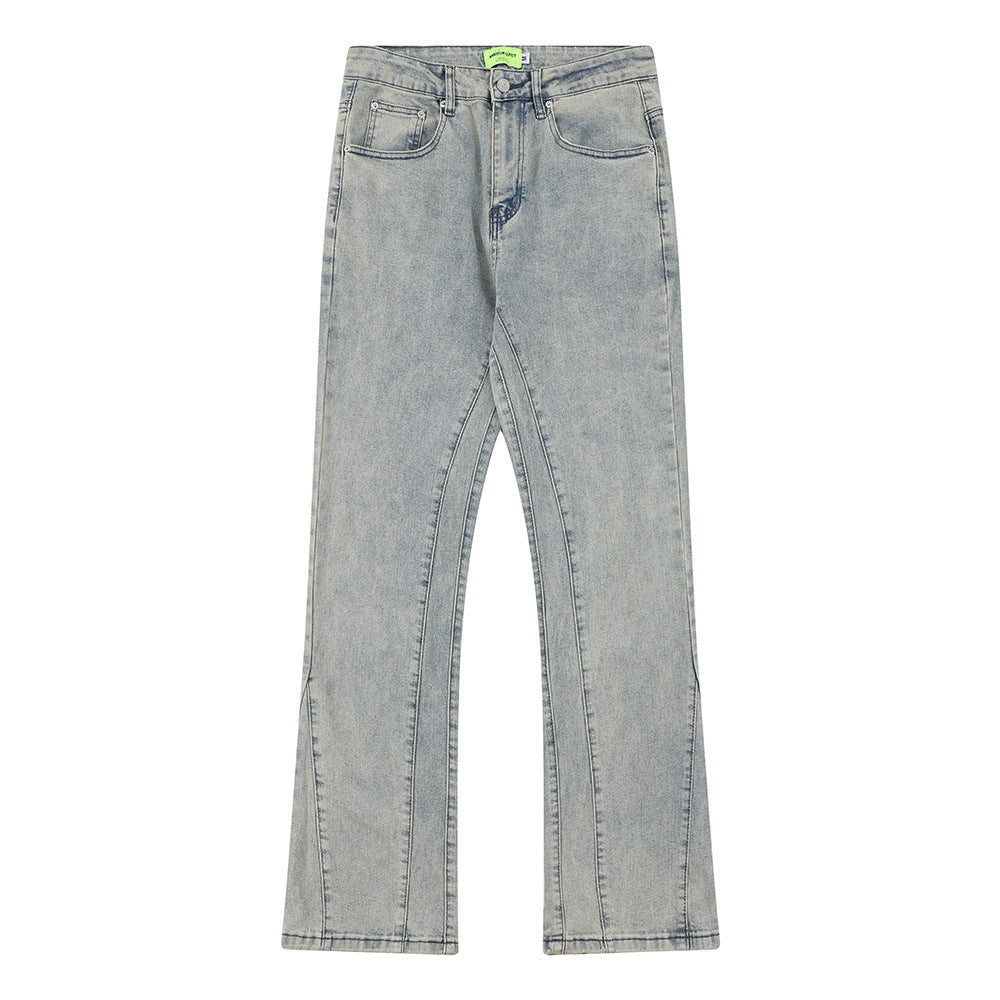 Loose Fitting Micro Flared Jeans